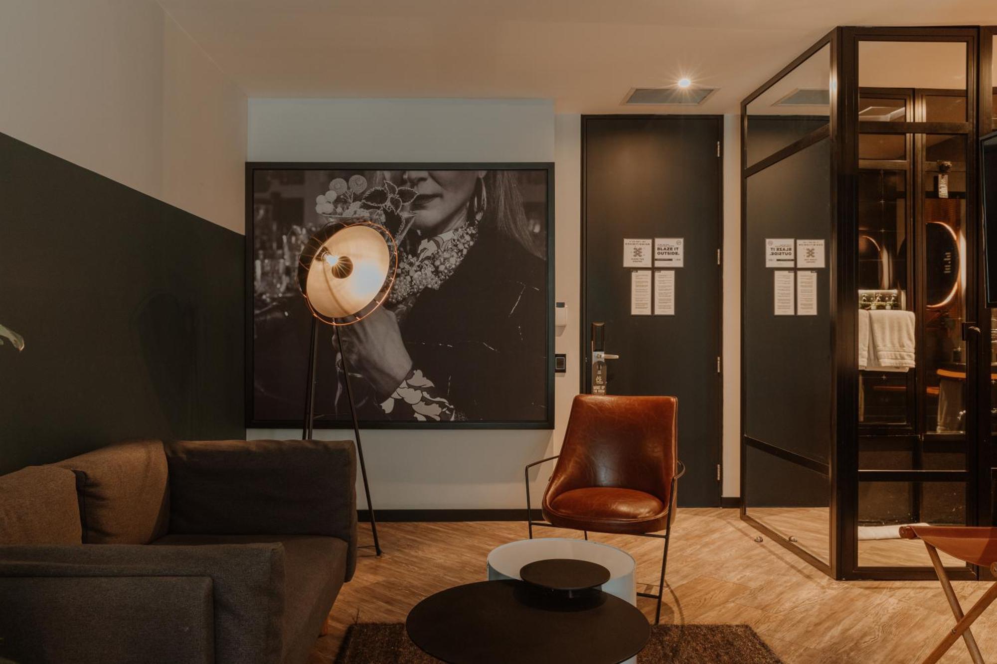 The Click Clack Hotel Medellín Exteriér fotografie A room at the hotel