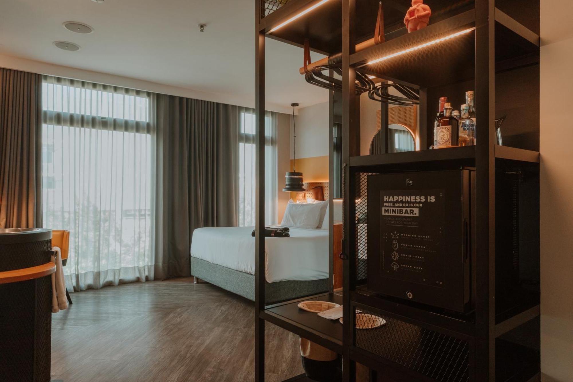 The Click Clack Hotel Medellín Exteriér fotografie A room at the hotel
